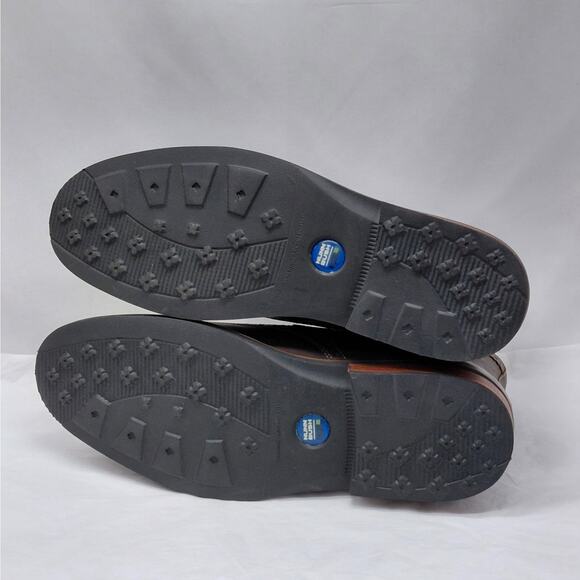 Nunn Bush Mens Chukka Boots Size 12M Brown Leather Wingtip Brogue Lace Up Shoes - Picture 8 of 12